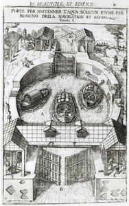 Design til en kanalsluse, 1607
